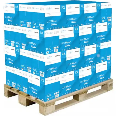 Papier ksero POLlux 161CIE | A4 | 80g | 500 arkuszy | Klasa B - PALETA (300 ryz)